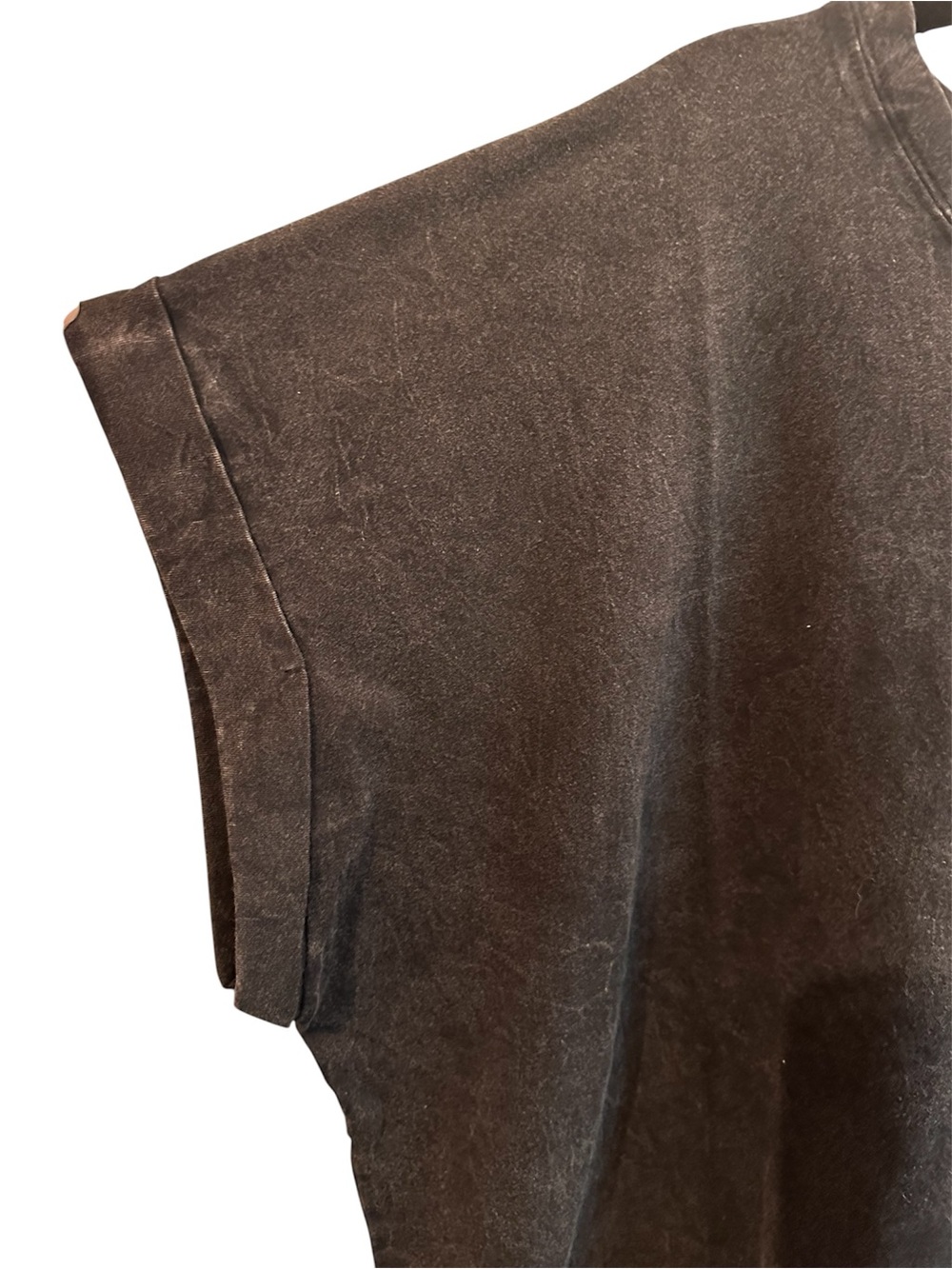 Zenana Outfitters Ash Black Plus Size Pocket Tee - Picture 2 of 4
